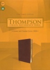 KJV Thompson Chain Reference Bible - Leathersoft, Brown